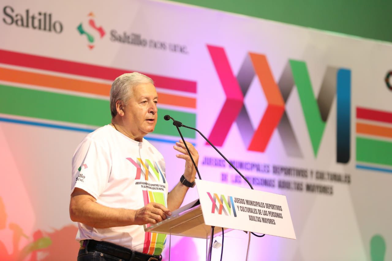 Inaugura alcalde y DIF Saltillo competencias entre adultos mayores
