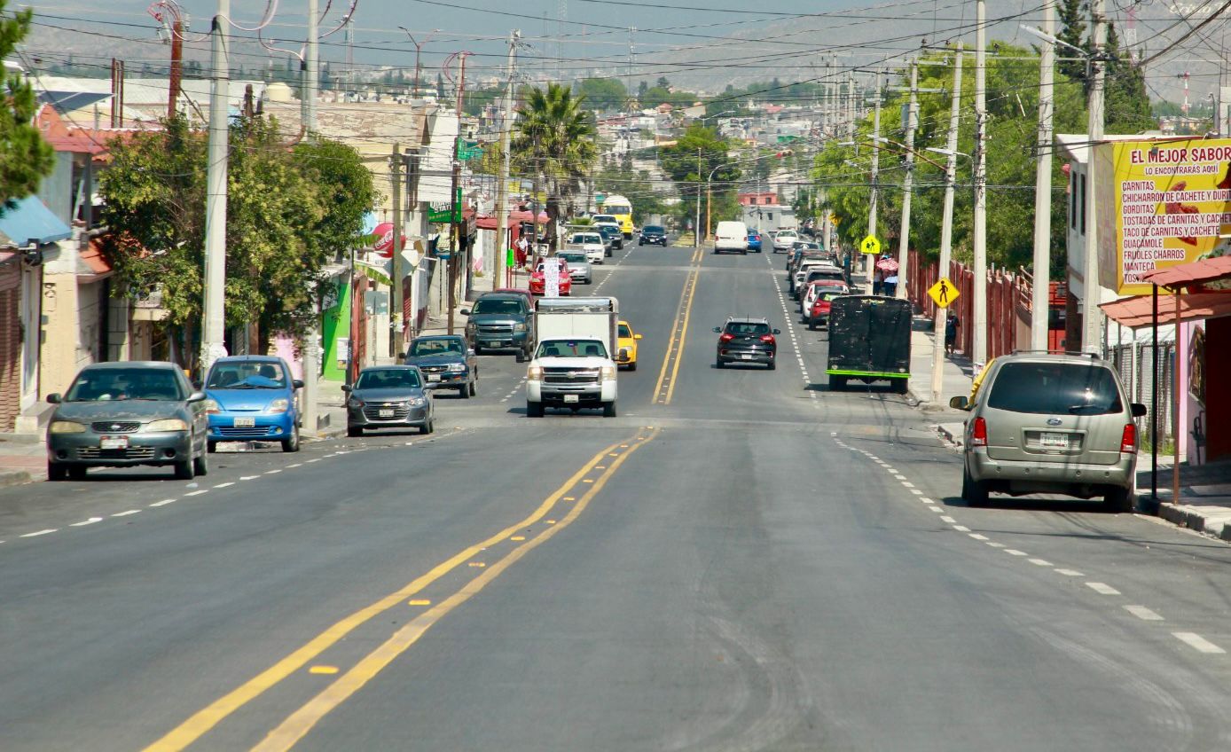 Avanzan trabajos de pavimentación en Saltillo; vienen más obras