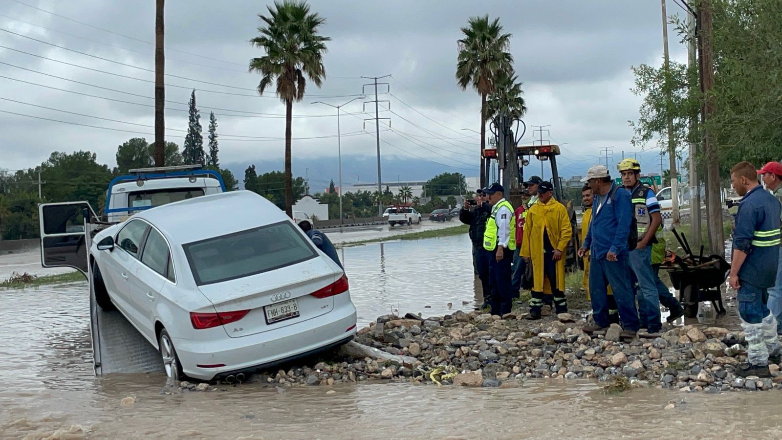 Caos, por tres días de lluvias
