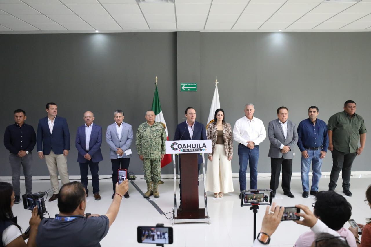 Coahuila seguro y en orden: Manolo Jiménez