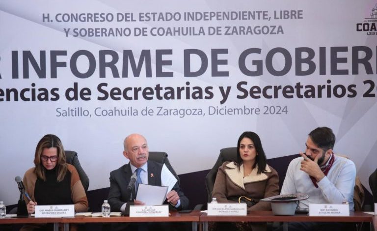 Mantiene Coahuila camino claro al desarrollo: Pimentel