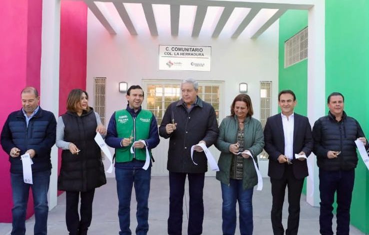 Cumple Chema Fraustro; inaugura Centro Comunitario La Herradura