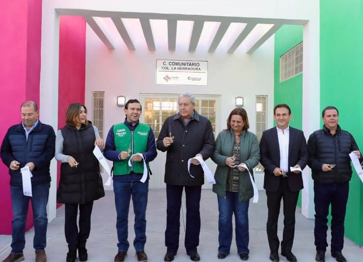 Cumple Chema Fraustro; inaugura Centro Comunitario La Herradura