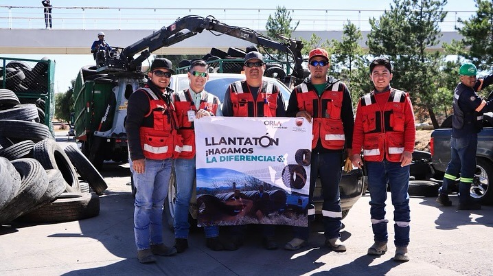 Orla Camino Rojo se une al Llantatón para un Zacatecas más limpio