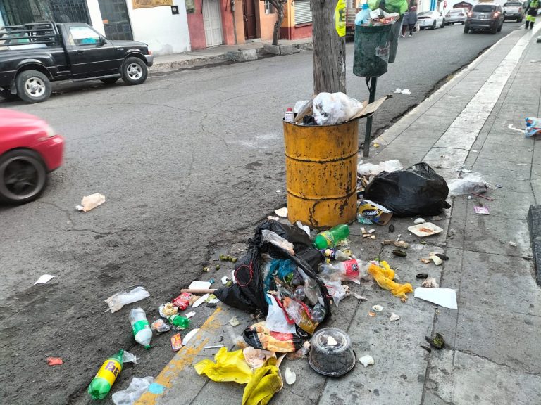 ‘Inundan’ de basura calles de Concepción del Oro