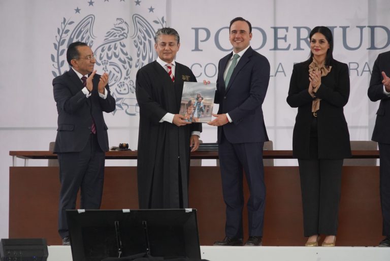 Modelo Coahuila, referente nacional; rinde Mery informe anual del Poder Judicial