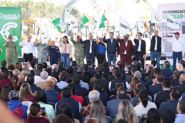 Inicia gran proyecto de ampliación de la carretera Saltillo-Derramadero