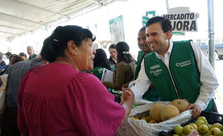 Mercadito Mejora, un apoyo sólido a la economía coahuilense