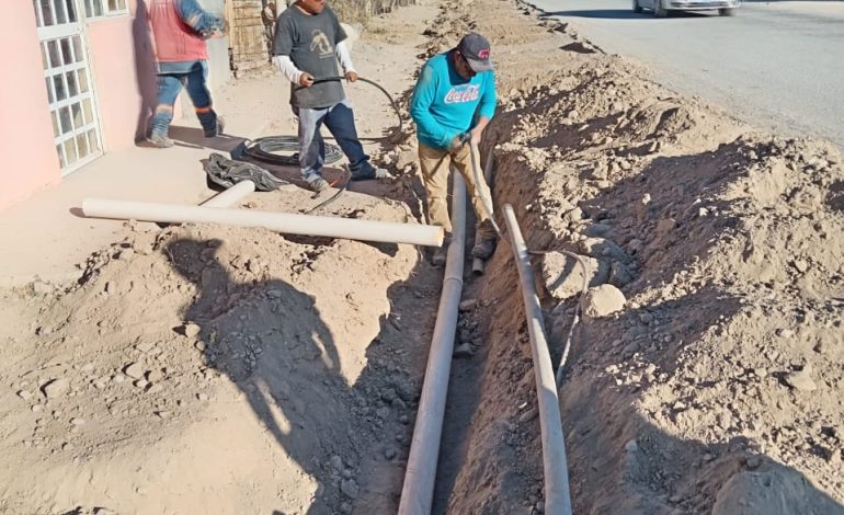 Inician instalación de drenaje en El Salero, Concepción del Oro