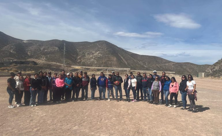 Entregan obras de rehabilitación en el Campo “Tuberías” de la Unidad Deportiva El Grasero