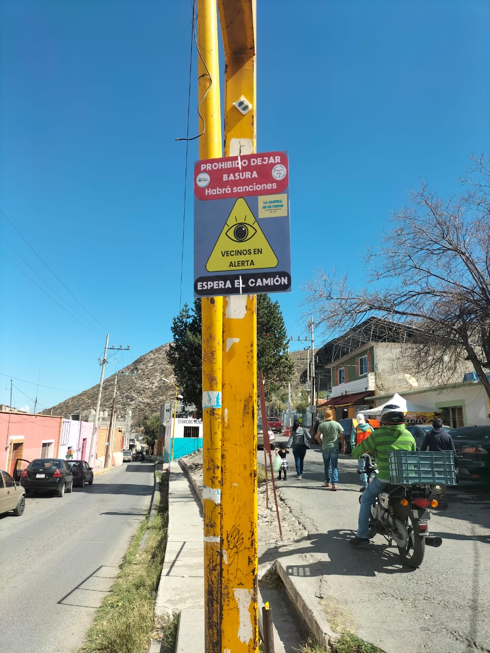 Continúa la campaña “La basura es de todos” en Concepción del Oro