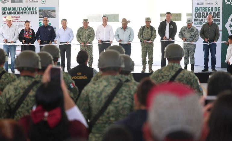 Entrega Manolo más infraestructura de seguridad en la región Norte
