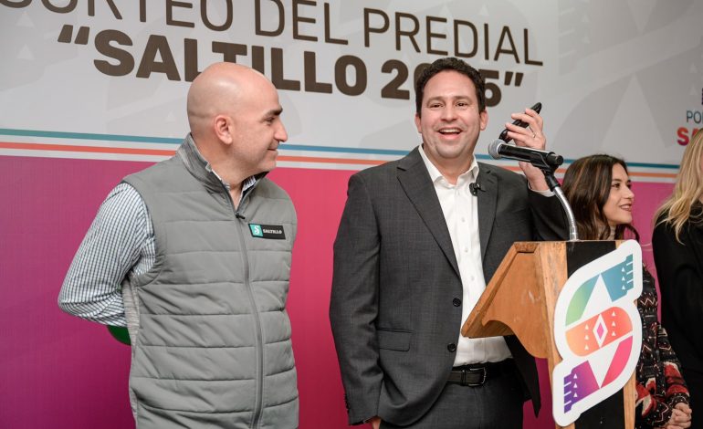 Celebra Javier Díaz Primer Gran Sorteo del Predial 2025