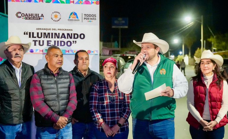 Arranca Tomás “Ilumina tu ejido”