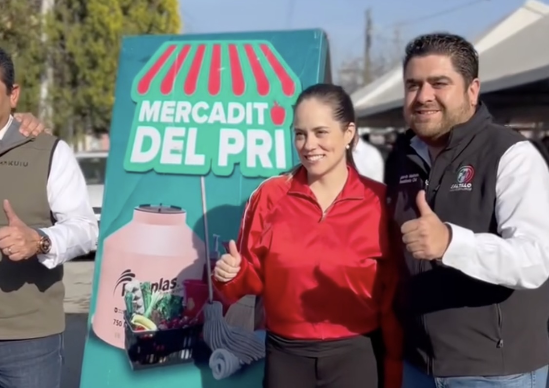 Mercadito del PRI en Saltillo