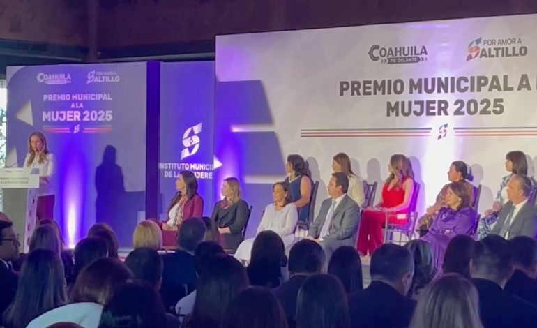 Reconoce Gobierno de Saltillo a seis mujeres destacables en diversas categorías