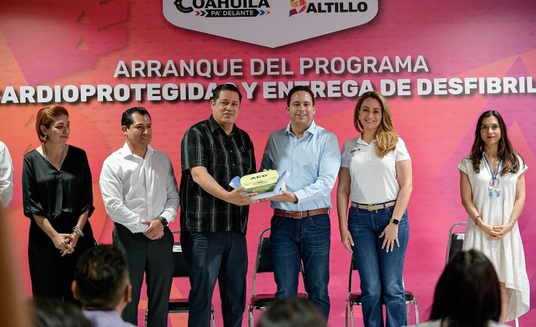Ponen en marcha Javier y Luly Programa de Áreas Cardioprotegidas