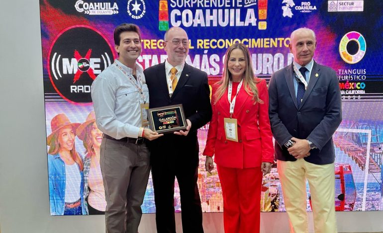 Recibe Coahuila reconocimientos internacionales en el Tianguis Turístico México 2025