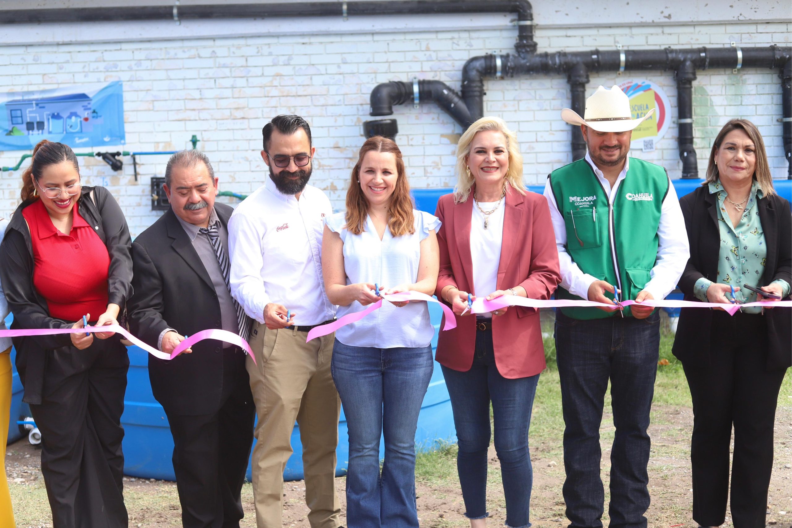 Inauguran Programa “Escuelas con Agua” en Múzquiz