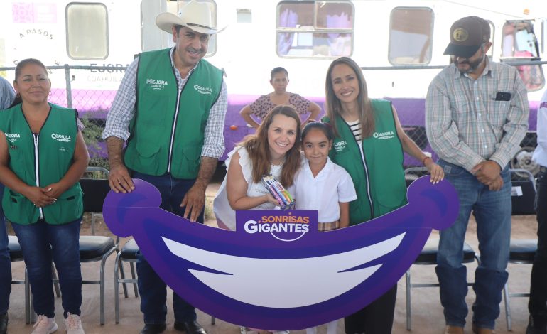 Llevan “Sonrisas Gigantes” a comunidades de General Cepeda