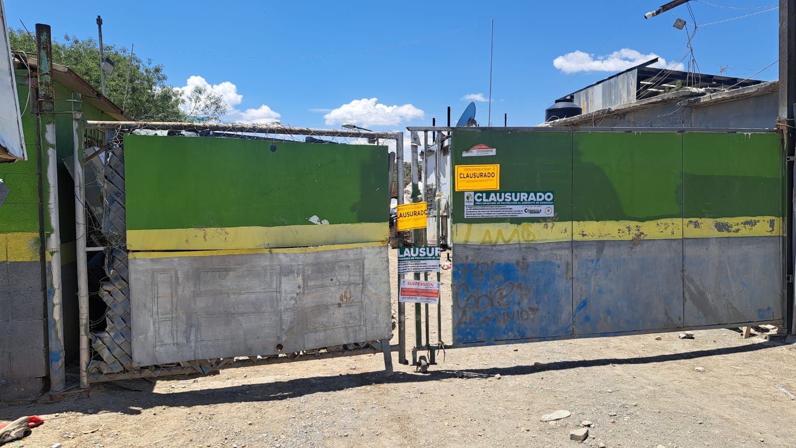 Clausuran cinco recicladoras por incumplir las normativas