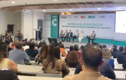 Entrega acreditación del sistema estatal de investigadores de Coahuila
