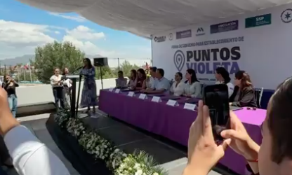 Firma de convenio para establecimiento de Puntos Violeta