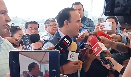 Supervisa Gobernador Manolo Jiménez Salinas avance de ampliación Nazario Ortiz