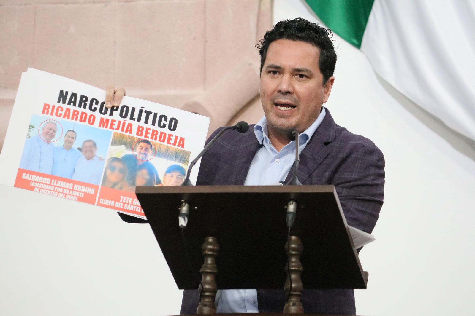 Va PAN vs Mejía por nexos con el narco