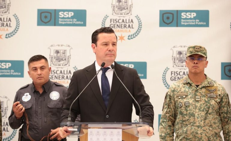 Coahuila y Federación, alineados en seguridad