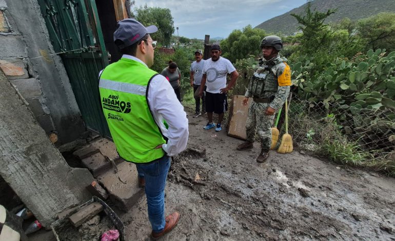 Intensifica gobierno de Saltillo acciones tras afectación por lluvias