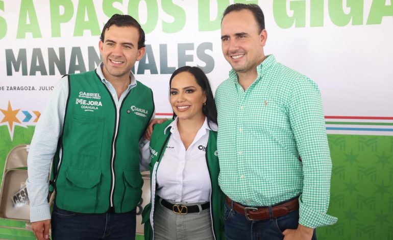 Arranca Manolo obras sociales en los 5 manantiales