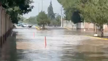 Precaución en Los Pastores y camino a Los Zartuche: agua estancada tras lluvias