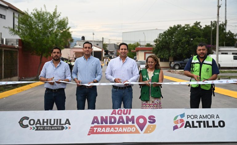 Seguirán llegando más obras a todos los sectores de Saltillo: Javier Díaz