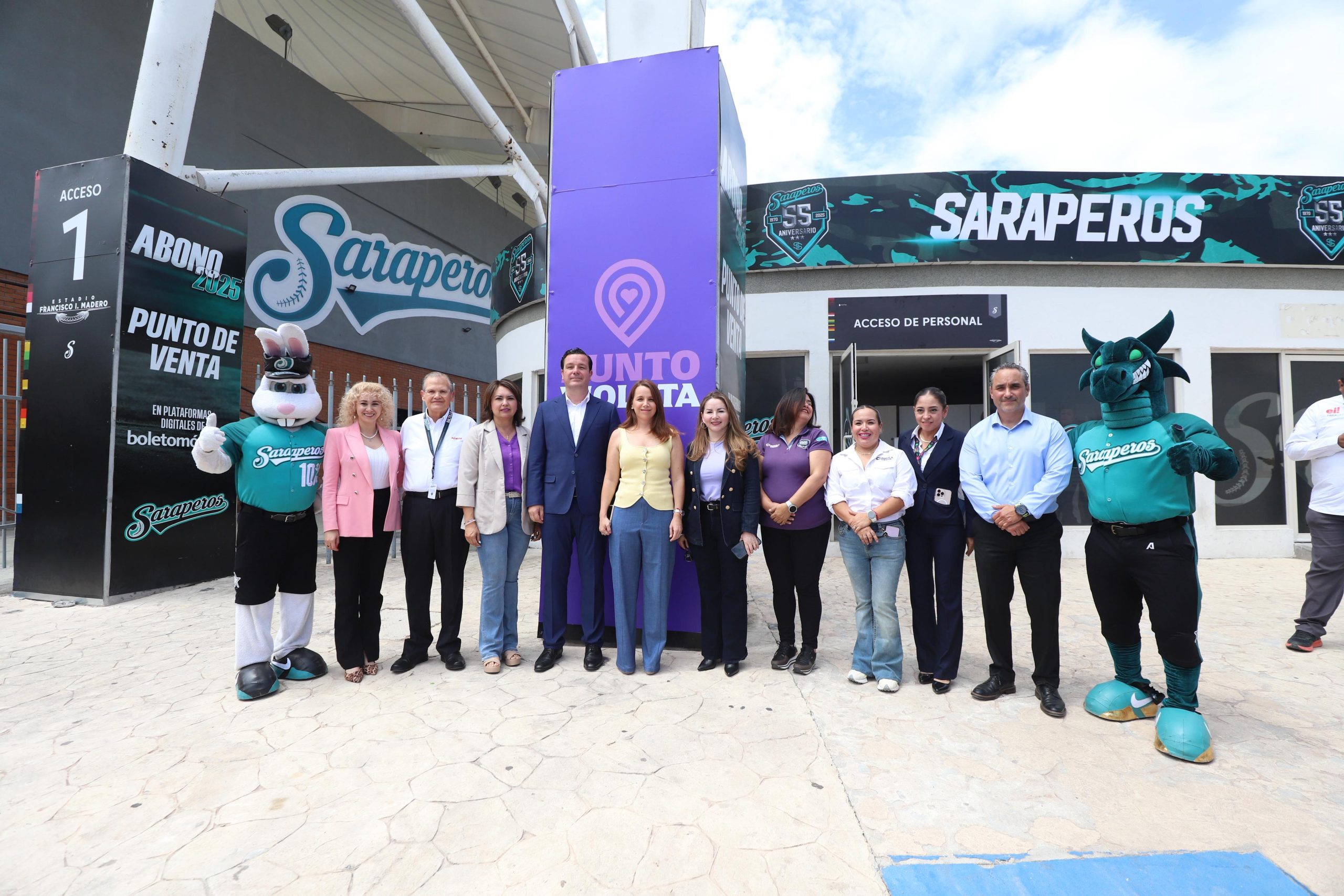 Se suma Saraperos a Puntos Violeta