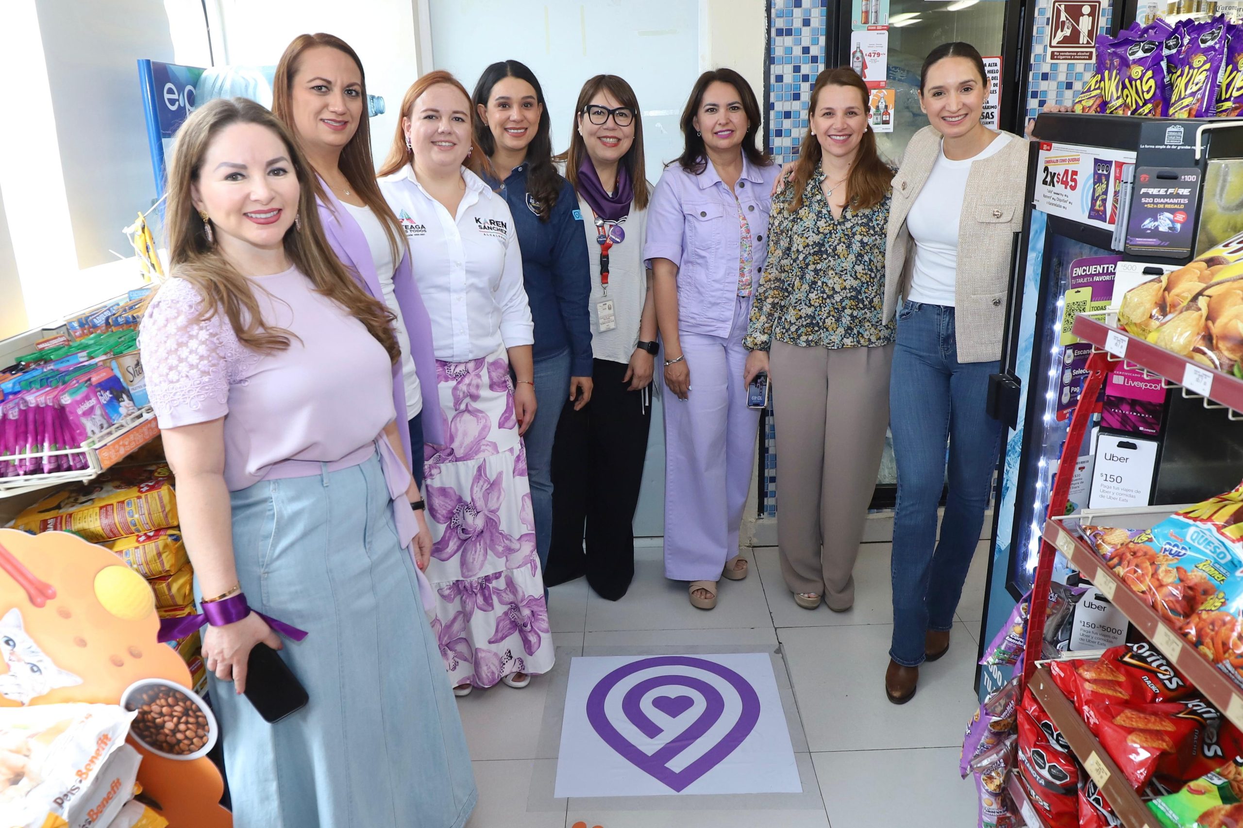 Inauguran Puntos Violeta en Arteaga