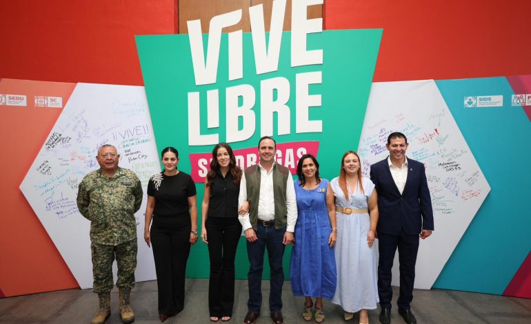 Arrancan programa Vive Libre sin Drogas