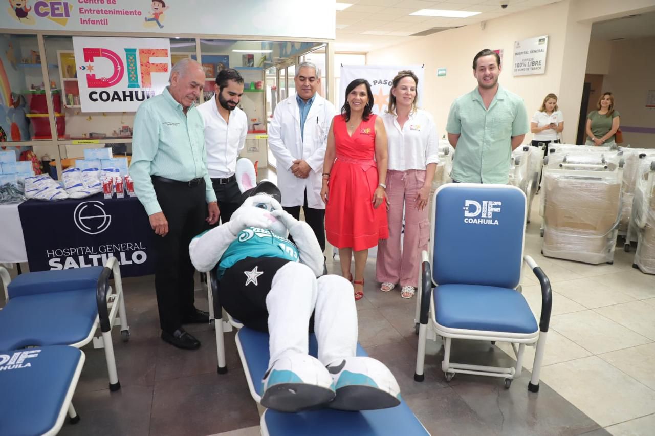 Entrega DIF Coahuila sillas cama y apoyos a hospitales generales