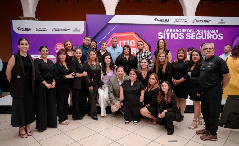 Arranca Javier Díaz programa de Sitios Seguros para mujeres