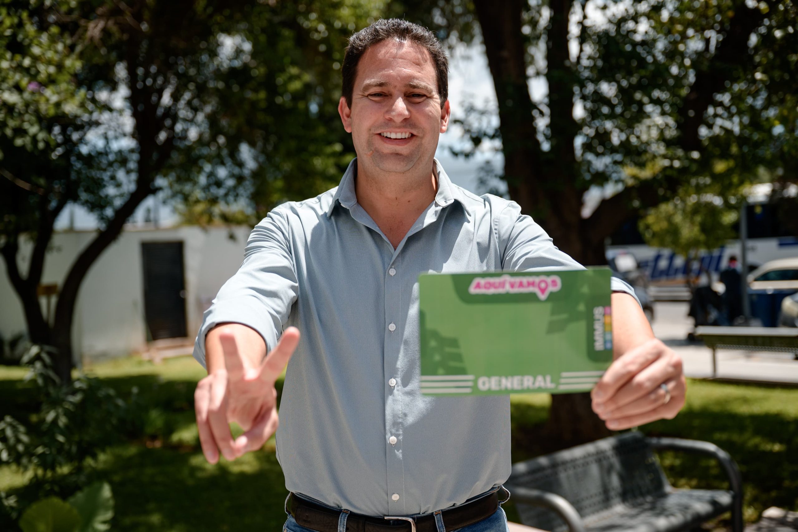 Anuncia Javier Díaz credencialización para el programa de transporte “Aquí Vamos Gratis”