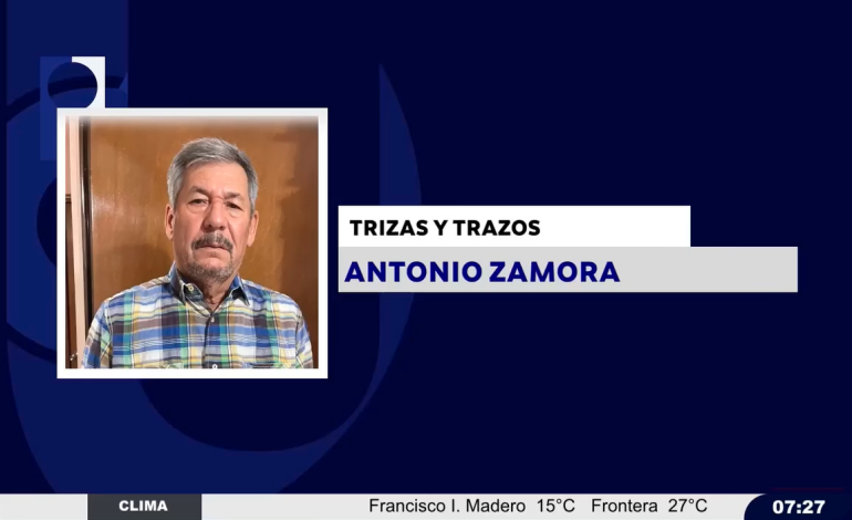 TRIZAS Y TRAZOS CON ANTONIO ZAMORA