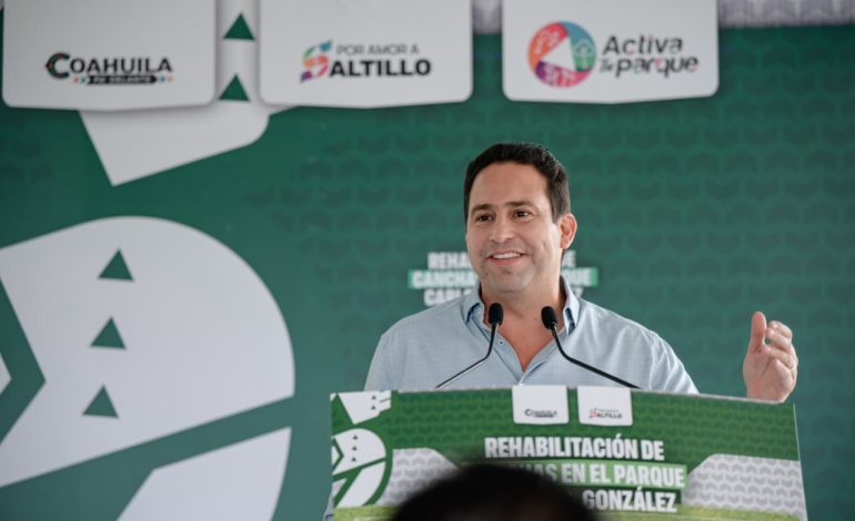 Logra Activa tu Parque inversión conjunta de 15.4 mdp en Saltillo: Javier Díaz