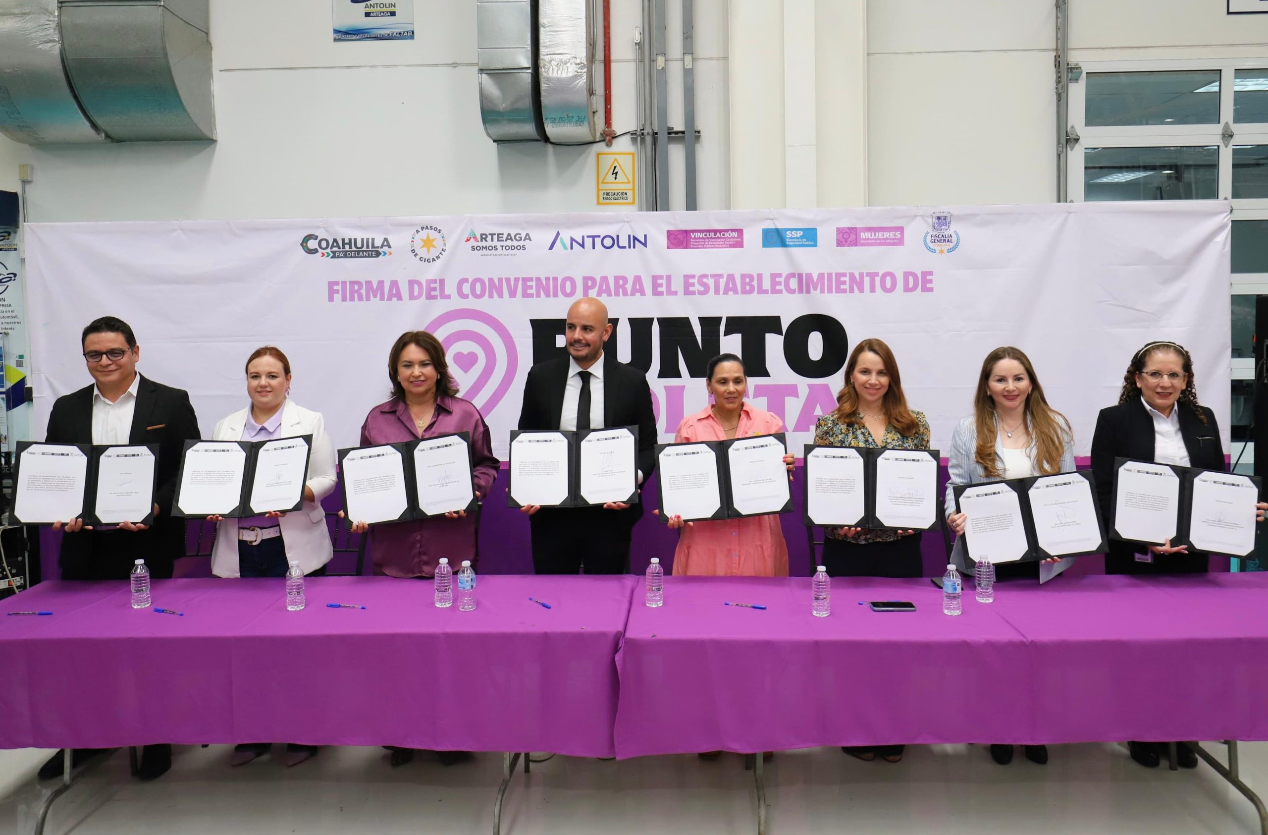 Suman más empresas a Puntos Violeta