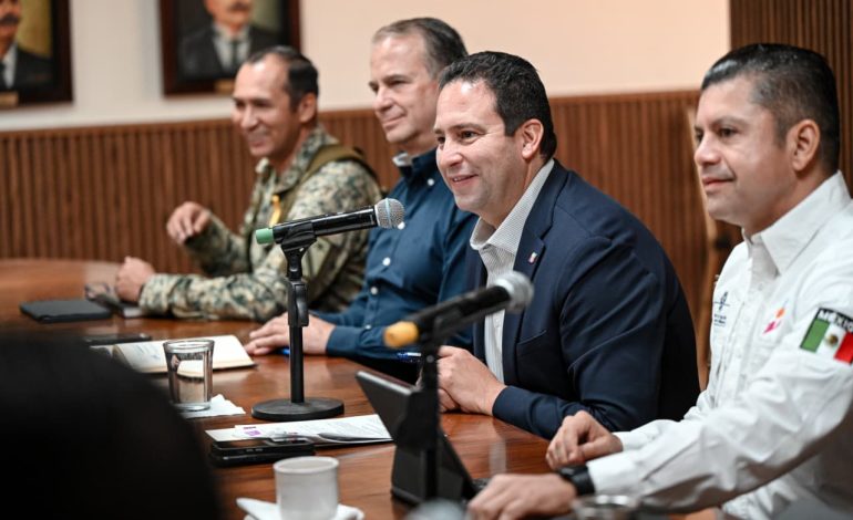 Trabajamos coordinados por la seguridad de Saltillo: Javier Díaz