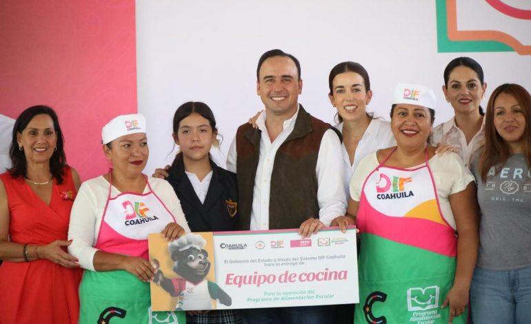 Arrancan programa de alimentación escolar en más de mil planteles en Coahuila