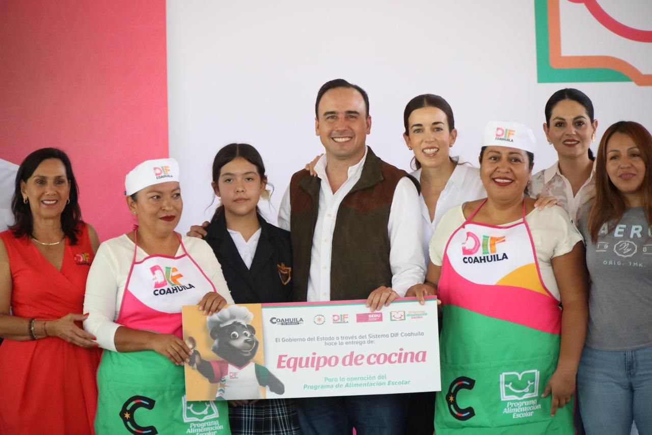 Arrancan programa de alimentación escolar en más de mil planteles en Coahuila
