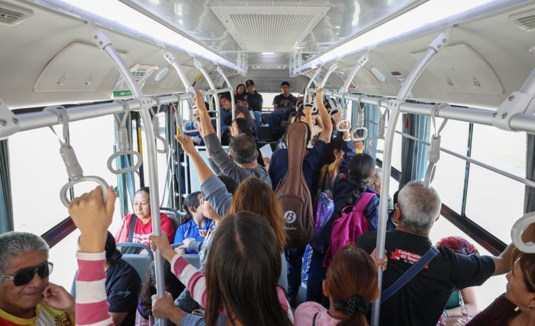 Camiones de “Aquí Vamos Gratis” tienen ocupación de 90%: Javier Díaz