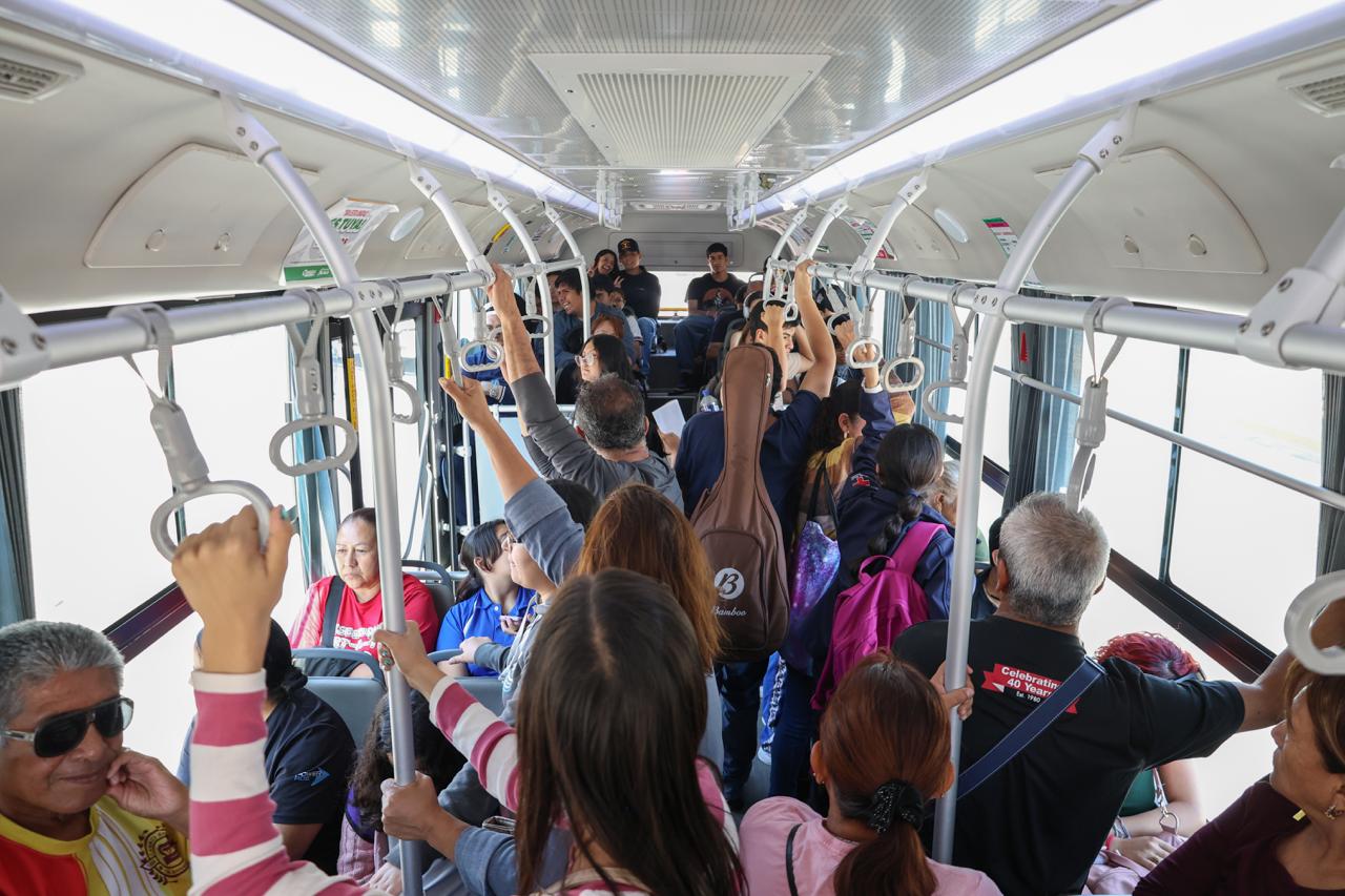 Camiones de “Aquí Vamos Gratis” tienen ocupación de 90%: Javier Díaz