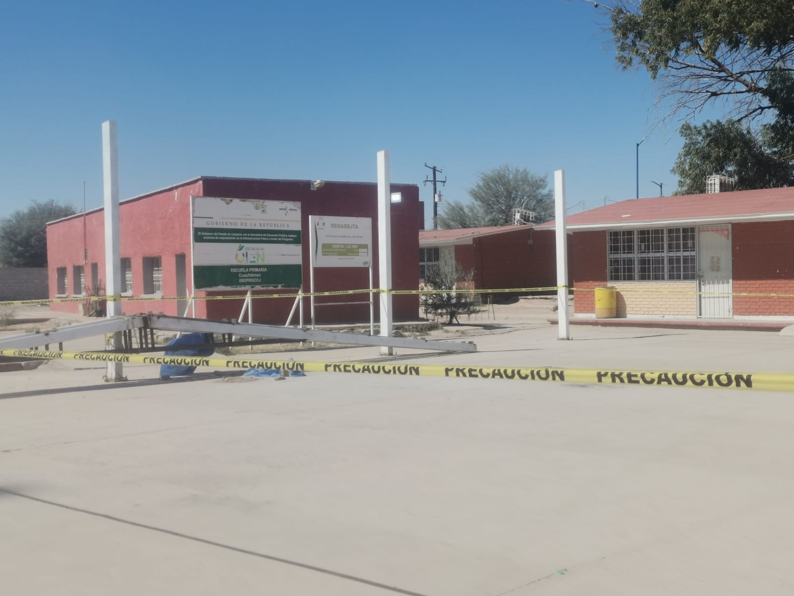 Prohibidas, obras escolares sin supervisión