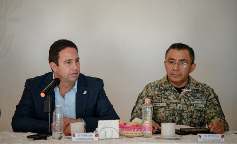 En seguridad, total coordinación con Estado, municipios y federación: Javier Díaz